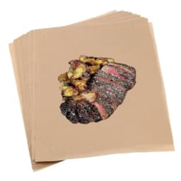 50PCS Brown Butcher Paper Sheets for Smoking, Grilling, BBQ, Meat Wrapping, Sublimation, Heat Press 12 x 12 inch, Kraft Pulp, H