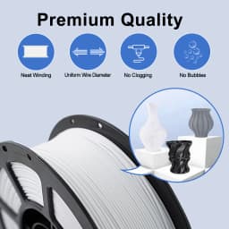 Adlayer PLA Filament 1.75mm,Orange+Blue+Green 3KG Spool,Dimensional Accuracy +/- 0.02mm Tangle-Free, Clog-Free,High Compatibility Easy Printing,Fit Most FDM 3D Printer