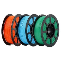 Adlayer PLA Filament 1.75mm,Orange+Blue+Green 3KG Spool,Dimensional Accuracy +/- 0.02mm Tangle-Free, Clog-Free,High Compatibility Easy Printing,Fit Most FDM 3D Printer