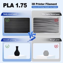 Adlayer PLA Filament 1.75mm,Orange+Blue+Green 3KG Spool,Dimensional Accuracy +/- 0.02mm Tangle-Free, Clog-Free,High Compatibility Easy Printing,Fit Most FDM 3D Printer