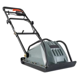 Electric Plate Compactor 5kN Force 3.9 in Depth, 3450 VPM Soil Compaction Machine 3304 sq.ft/h for Driveway Paver Landscaping