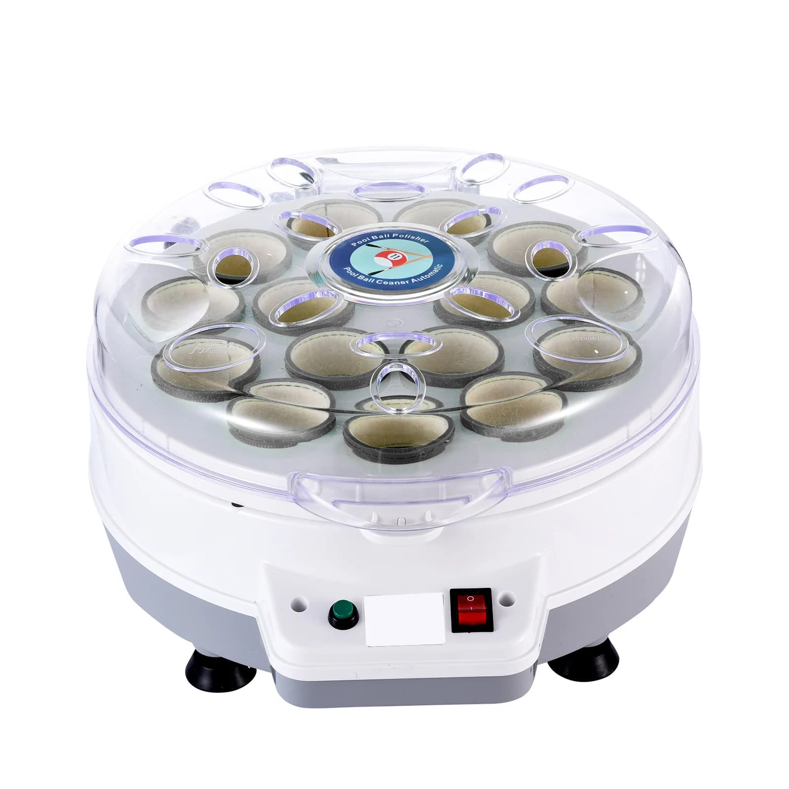 Automatic Pool Ball Washer Machine, Double Purpose 16 Ball Cleaner with 180W Motor & Noise Reduction Technology for Billiard Maintenance