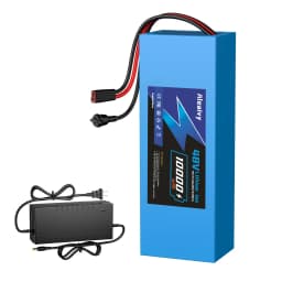 Brand+ Genuine Aleaivy 48V 10Ah 18650 13S4P Li-ion Battery Pack With 2A Charger And 30A BMS For 250W~1000W 48v Bicycle/Scooter