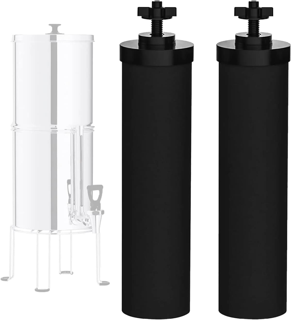 NSF/ANSI 42 Certified Black Purification Elements, for Water Filters Replacement