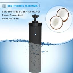 NSF/ANSI 42 Certified Black Purification Elements, for Water Filters Replacement