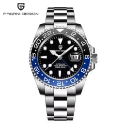 PAGANI DESIGN V2 40MM Pepsi GMT Men Luxury Automatic Mechanical Watch Jubilee Watch Strap Sapphire Glass Waterproof Watches for Men Gift