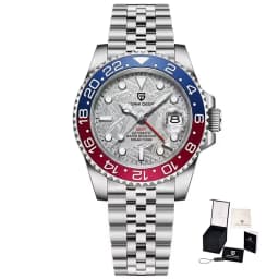 PAGANI DESIGN V2 40MM Pepsi GMT Men Luxury Automatic Mechanical Watch Jubilee Watch Strap Sapphire Glass Waterproof Watches for Men Gift