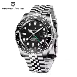 PAGANI DESIGN V2 40MM Pepsi GMT Men Luxury Automatic Mechanical Watch Jubilee Watch Strap Sapphire Glass Waterproof Watches for Men Gift