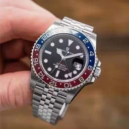 PAGANI DESIGN V2 40MM Pepsi GMT Men Luxury Automatic Mechanical Watch Jubilee Watch Strap Sapphire Glass Waterproof Watches for Men Gift