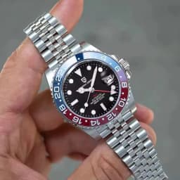 PAGANI DESIGN V2 40MM Pepsi GMT Men Luxury Automatic Mechanical Watch Jubilee Watch Strap Sapphire Glass Waterproof Watches for Men Gift