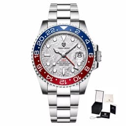 PAGANI DESIGN V2 40MM Pepsi GMT Men Luxury Automatic Mechanical Watch Jubilee Watch Strap Sapphire Glass Waterproof Watches for Men Gift