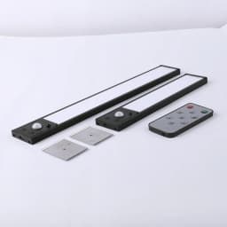 2Pcs Set Ultra-Thin LED under Cabinet Light 20/30cm Magnetic Rechargeable Motion Sensor for Kitchens Closets Workshops