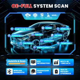 KINGBOLEN S6 Car Diagnostic Tool Automotive Code Reader OE All Systems Diagnostics OBD2 Scanner CAN FD/FCA/Renault SGW, automotive diagnostic scanner Lifetime Free Update for Auto DIY User