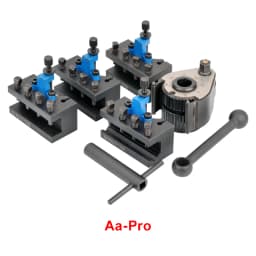 Aa Pro MAX Type Quick Change Tool Holder Set European Quenched 12x12 16x16mm for 120 to 220mm Lathe Bed Swing Turning Tool Post