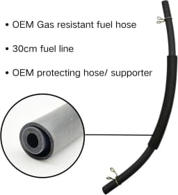 Generator Fuel Shut Off Valve for Predator 4000 6500 Generac 0J0974 M16x1.5mm fuel Petcock for Honda Centurion Duromax Powermate Powerhorse ETQ Gas Tank