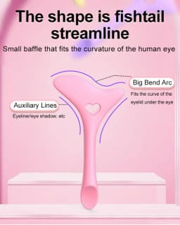Silicone Nose Shadow Enhancement Aid, Eyeliner Makeup Card, Beauty Tool, Eyebrow Crescent Shield, Eyeliner Wonder, Beauty Scale.