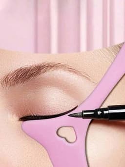 Silicone Nose Shadow Enhancement Aid, Eyeliner Makeup Card, Beauty Tool, Eyebrow Crescent Shield, Eyeliner Wonder, Beauty Scale.