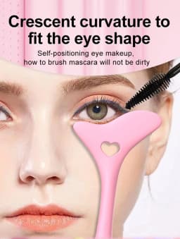 Silicone Nose Shadow Enhancement Aid, Eyeliner Makeup Card, Beauty Tool, Eyebrow Crescent Shield, Eyeliner Wonder, Beauty Scale.