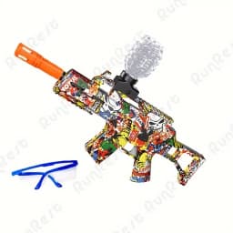 Gel Ball Blaster -7.4V Electric Blaster Gun High Speed Splatter Ball Toy Rifle, Long-Lasting Rechargeable Battery Life - Outdoor