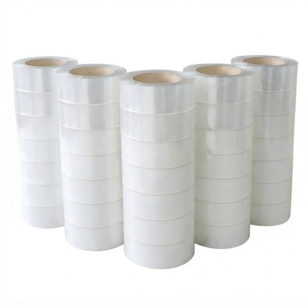 42 Rolls Premium Clear Packing Tape 4.5cm x 55 Yards Heavy Duty Transparent Adhesive for Moving