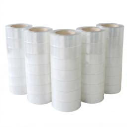 42 Rolls Premium Clear Packing Tape 4.5cm x 55 Yards Heavy Duty Transparent Adhesive for Moving