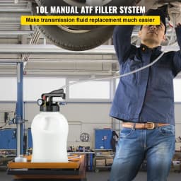 Transmission Fluid Pump 2 Way ATF Refill System Dispenser, Oil and Liquid Extractor 10 Liter Large Capacity, Automatic