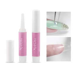 Press-on Nails Specialized Nail Glue 2g Nail Adhesive for Attaching Gemstones, Decorative Accessories, Nail Plates, Transparent Fake Nails, Waterproof
