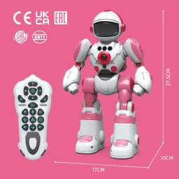 Smart Kids Robot Interactive Intelligent Robo for Kids Robotics Music Dance Record Repeat Touch Gesture Control Toys for Boys Children Christmas Gifts Ship from US Warehouse Fast Delivery