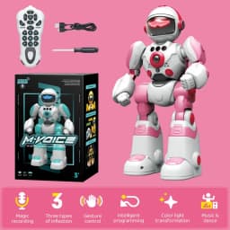 Smart Kids Robot Interactive Intelligent Robo for Kids Robotics Music Dance Record Repeat Touch Gesture Control Toys for Boys Children Christmas Gifts Ship from US Warehouse Fast Delivery