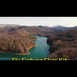 Fly Fishing Flies Kit-2 Boxes Bundle(Total 82Pcs Flies)Fly Assortment Trout Bass Fishing with Fly Box with Dry/Wet Flies, Nymphs