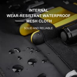 Rhinowalk Motorcycle Tool Roll Bag Portable Motor Saddlebags Side Tool Storage Bag Pouch Outdoor Travel Repair Working Tool
