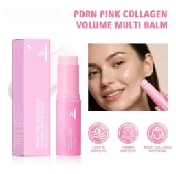 PDRN Pink Collagen Volume Multi Balm Deep HydrationMoicturization Rriahten Skin Dlumn Smooth Radiant