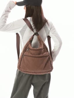 Vintage Washed Canvas Tote Bag With Multiple Pockets, Adjustable Shoulder Strap, Large Capacity Commuter Shoulder/Crossbody Bag, European And American Casual Style, Multi-Zipper Pockets, Casual Shopping Bag,College Messenger Bag sg260516171583332871764