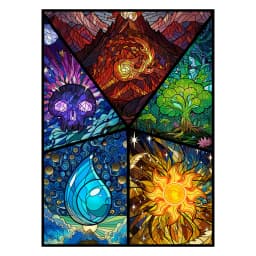 66X91mm 120pcs Holographic Standard Size Art Anime Card Sleeves for MTG/PTCG/TCG Game Top Loading Board Game Trading Card Protector