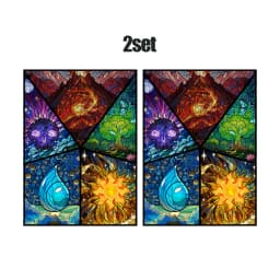 66X91mm 120pcs Holographic Standard Size Art Anime Card Sleeves for MTG/PTCG/TCG Game Top Loading Board Game Trading Card Protector