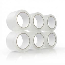 Heavy Duty Transparent Adhesive Tape 4.5cm x 55 Yards 12 Rolls Clear Shipping Tape for Warehouse Use
