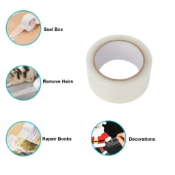 Heavy Duty Transparent Adhesive Tape 4.5cm x 55 Yards 12 Rolls Clear Shipping Tape for Warehouse Use