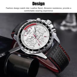 Waterproof Durable MEGIR Men's Stainless Steel Analog Sports Quartz Wrist Watch
