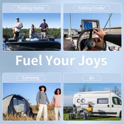 12V 230Ah LiFePO4 Battery 2944Wh, 200A Smart BMS, Bluetooth Monitor, 8000+ Deep Cycles, Ultra Reliable, Low-Temp Protection for RV Travel Trailer Solar Camper Marine Off-Grid