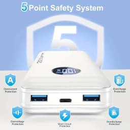Portable Charger 30000mah Power Bank, USB-C (22.5W) Fast Charging Battery Pack Portable Phone Charger, Faster Charge