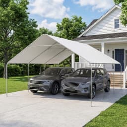 19' x 19.5' Heavy Duty Carport Portable Garage and Party Tent