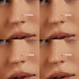 8PCS Hypoallergenic Titanium Nose Studs for Women Men 18G 20G Corkscrew & L Shape Studs CZ Nose Rings Nostril Rings Stud Screw Piercings Jewellery 1.5mm 2mm 2.5mm 3mm