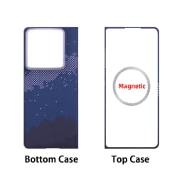 Aramid Fiber Case for Motorola Razr Fold, Compatible with MagSafe, Slim Lightweight Back Cover, Galaxy