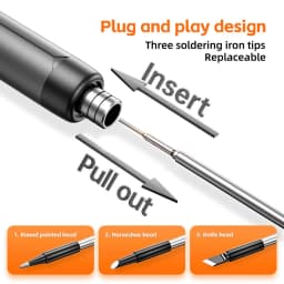 USB-C200L Soldering Iron Mini Small Soldering Iron Set Portable Household Type-C Interface 800mAh Battery Adjustable Temperature