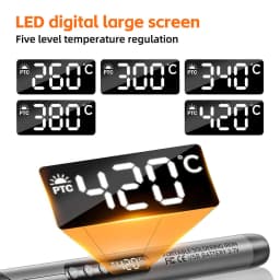 USB-C200L Soldering Iron Mini Small Soldering Iron Set Portable Household Type-C Interface 800mAh Battery Adjustable Temperature