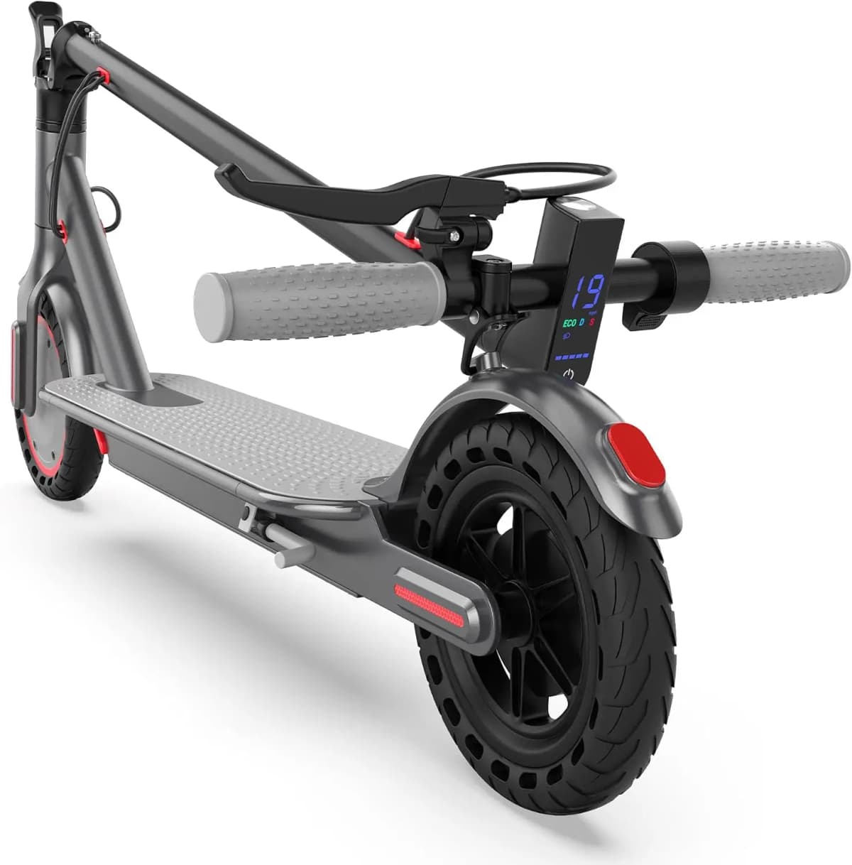 Electric Scooter Adults Teens,8.5in Solid Tires,350W Motor,19-23 Miles Range,19mph E Scooter with Smart APP Control for Commuting, Outdoor, Short Travel Gift