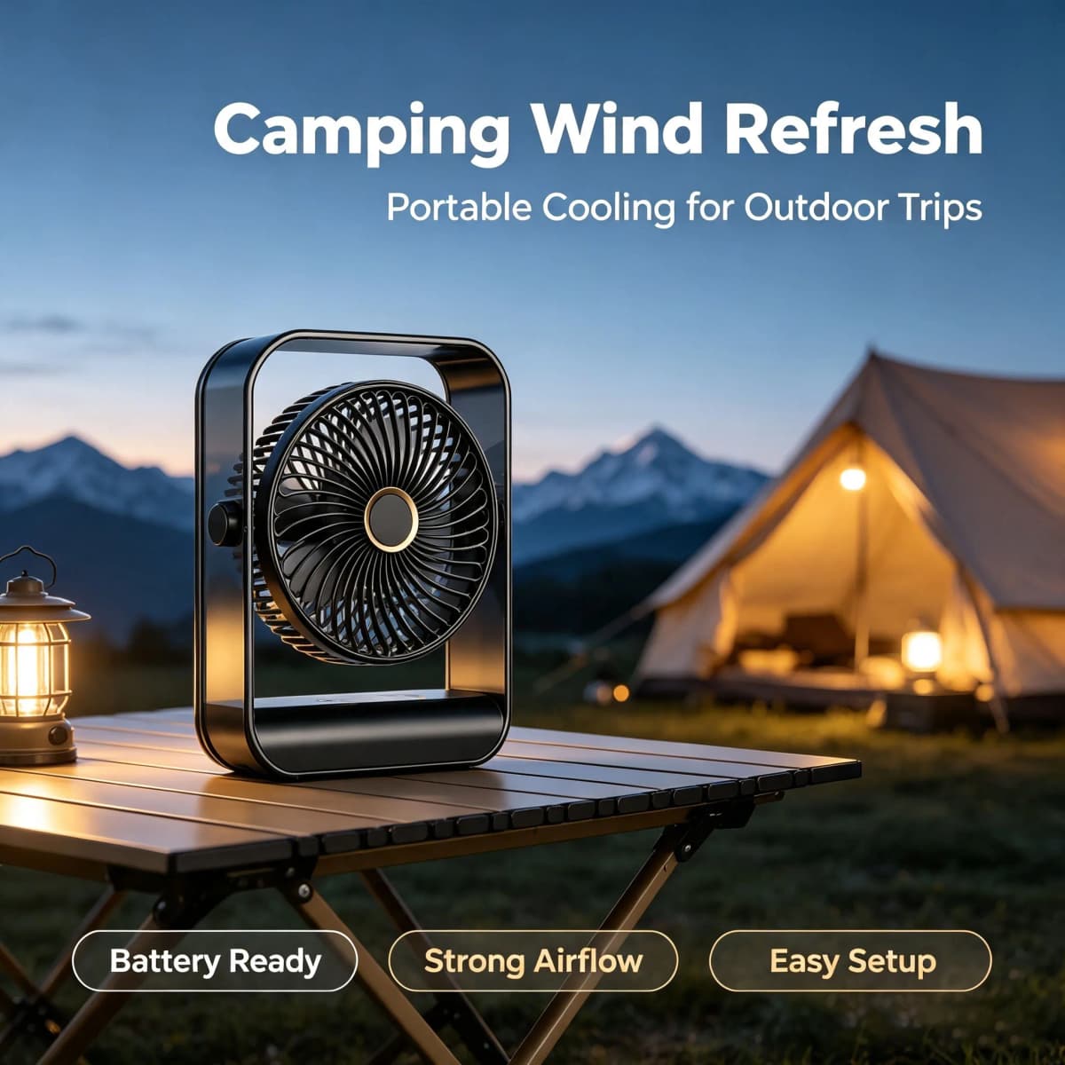 Portable Circulation Fan, Supports USB Charging, Long Battery Life, Multiple Wind Speed Settings, Cooling Device, Suitable for Camping, Fishing, Dormitory, Desktop, Student Office, Car, Bedside, Portable Mini Air-Conditioning Fan, Silent Portable Electric Fan for Daily Summer Use