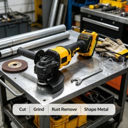 DW-Angle Grinder DCG409, 20V Brushless Wireless Power Tool, Cutting Machine, 125mm Rechargeable Portable Polisher