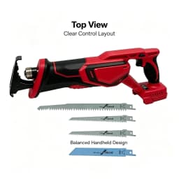 Brushless Reciprocating Saw 3000RPM High-Power Cutting Saw Electric Saber Saw Cutting Machine Power Tools For MWQ Battery
