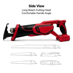 Brushless Reciprocating Saw 3000RPM High-Power Cutting Saw Electric Saber Saw Cutting Machine Power Tools For MWQ Battery